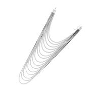 YIGZYCN Collana alla moda multi fili lunghezza regolabile catena del collo etnica e stili catena clavicola per la collana di uso quotidiano