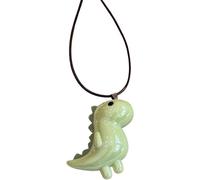 YIGZYCN Collana con ciondolo a forma di dinosauro, in resina, stile vintage, lunga, accessorio per donne e uomini