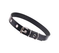 YIGZYCN Collana girocollo alla moda gotica rock, in pelle PU, per cosplay, punk, per tutti i giorni, cintura regolabile
