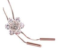YIGZYCN Collana lunga da donna alla moda con zirconi a forma di fiore e farfalla per una collana regolabile versatile da indossare