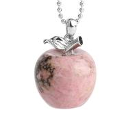 YIGZYCN Collana multifunzione con pietra naturale e frutta, con texture in pietra, per feste e celebrazioni, comoda da indossare
