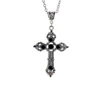 YIGZYCN Collana vintage con pietre preziose di lusso da donna catena clavicola punk gotico girocollo per donne ragazze gioielli religiosi