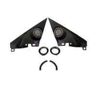 YIGZYCN Coppia di coperture interne per altoparlanti anteriori dell'auto, pannelli di rivestimento per altoparlanti, installazione semplice per applicazioni automobilistiche