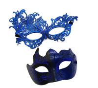 YIGZYCN Coppia Masquerade Donne Uomini Mardi Gras Veneziani Costume Per Festa di Natale Capodanno Festa Coppia Mascherate Set Veneziani Party Costume