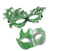 YIGZYCN Coppia Masquerade Donne Uomini Mardi Gras Veneziani Costume Per Festa di Natale Capodanno Festa Coppia Mascherate Set Veneziani Party Costume