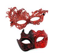 YIGZYCN Coppia Masquerade Donne Uomini Mardi Gras Veneziani Costume Per Festa di Natale Capodanno Festa Coppia Mascherate Set Veneziani Party Costume