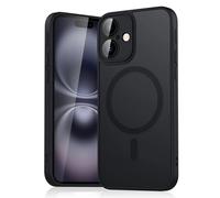 YIGZYCN Custodia protettiva antiscivolo traslucida per telefono serie 17/16 leggera custodia protettiva in PC nero