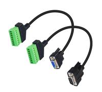 YIGZYCN DB9P RS232 al cavo di estensione dei segnali degli analoghi 8P DB9P RS232 maschio al cavo di estensione femminile per le configurazioni efficienti del dispositivo