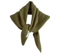 YIGZYCN Decorativo Scialle Triangolare Sciarpa Lavorata A Maglia Traspirante Maglieria Fichu Scialle Per Outdoor Indoor Sciarpa Calda Donne Copricapo, Verde, 105x35cm/41.34x13.78inch