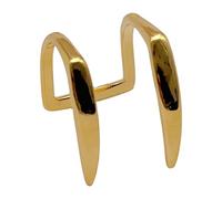 YIGZYCN Edgy serpente dente labbro gioielli clip su materiali di rame accessori gioielli per eventi hip hop e uso quotidiano negazione piercing labbro cerchio, One Size, come descritto, come descritto