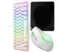 YIGZYCN Efficient Wireds Tastiere Combo per Lavoro Ergonomico Costruzione Spine Gioca Connectivitys Precisioni Cavi Tastiere Kit