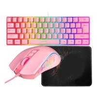 YIGZYCN Efficient Wireds Tastiere Combo per Lavoro Ergonomico Costruzione Spine Gioca Connectivitys Precisioni Cavi Tastiere Kit