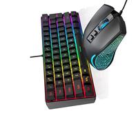 YIGZYCN Efficient Wireds Tastiere Combo per Lavoro Ergonomico Costruzione Spine Gioca Connectivitys Precisioni Cavi Tastiere Kit