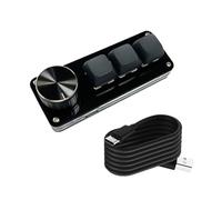 YIGZYCN Efficiente 3Key/4Key/6Key/8Key Tastiera Programmabile Con Unico Manopola Accessorio Meccanico di Gioco Per Semplificato Operare Programmabile Tastiera Macro