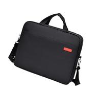 YIGZYCN Elegante borsa per laptop da lavoro con tracolla regolabile e spaziosa tasca interna messenger business, Nero