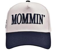 YIGZYCN Elegante cappello da baseball in cotone ricamato con lettera traspirante e regolabile cappello a coda di cavallo regali per diverse stagioni berretto in cotone alla moda, blu navy, Taglia