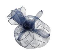 YIGZYCN Elegante cappello fascinator a tema anni '20 con fasce regolabili e clip per capelli per donne festa di nozze cocktail eventi puntelli