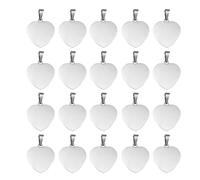 YIGZYCN Elegante ciondolo a forma di cuore, accessorio elegante in acciaio inox, adatto per feste e appuntamenti, accessorio versatile per gioielli