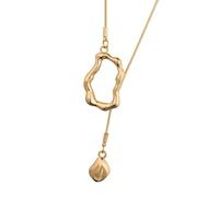 YIGZYCN Elegante collana irregolare geometrica moderna irregolare geometrica collana elegante maglione catena accessorio