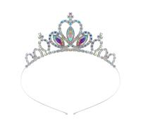 YIGZYCN Fascia per capelli con cuore luccicante con corone da regina, accessori per feste di Halloween, accessori per cosplay, feste a tema