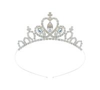 YIGZYCN Fascia per capelli con cuore luccicante con corone da regina, accessori per feste di Halloween, accessori per cosplay, feste a tema