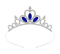 YIGZYCN Fascia per capelli con cuore luccicante con corone da regina, accessori per feste di Halloween, accessori per cosplay, feste a tema