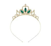 YIGZYCN Fascia per capelli con cuore luccicante con corone da regina, accessori per feste di Halloween, accessori per cosplay, feste a tema