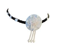 YIGZYCN Fermaglio per capelli unico con stile di nazionalità Chaoxian, adatto per bambini e squadre di danza, aggiunge eleganza alle esibizioni teatrali. Fascia tradizionale