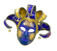 YIGZYCN Giullari in maschera Halloween Veneziani Full Face Mardi Gras Carnevali Per Festa Halloween Veneziani Mardi Gras Masquerade