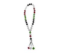 YIGZYCN Handcraft robusto vetro naturale Tasbih accessorio per musulmani adatto per preghiere e appassionati di cultura Tasbih