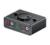 YIGZYCN Interruttore uditivo 3,5 mm 2 in 1 scatola bidirezionale con controllo del suono per carillon
