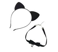 YIGZYCN Kid Animal Costume Orecchio Animale Fascia Coda Girocollo Collana Per Ragazzo Ragazza Gioco di Ruolo Halloween Animale Cosplay Accessori