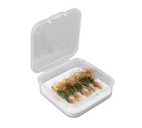 YIGZYCN La progettazione sostenibile della fibra dell'esca di pesca della mosca asciutta protegge le esche dell'esca della mosca dell'acqua