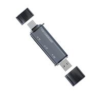 YIGZYCN Lettore di schede USB C per fotografi Supporto professionale di schede multiple fino a 1TB di capacità //Adattatore per schede di memoria TF