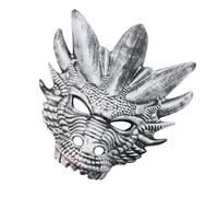 YIGZYCN Maschera di Halloween a forma di testa di drago per cosplay, maschera decorativa in maschera per uomini e donne