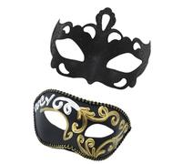 YIGZYCN Maschera per uomo e donna, per Halloween, matrimonio, mezza maschera in maschera