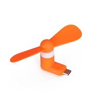 YIGZYCN Mini ventola di raffreddamento esterna con porta di tipo C per dispositivi Ventilatore portatile Accessori estivi Mini ventilatore per porta USB C tipo C portatile
