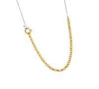 YIGZYCN Moderna OT Fibbia Maglione Catena In Acciaio Inox Lunga Collana Lunghezza Regolabile Girocollo Accessorio Per Le Donne Lungo Maglione Collana