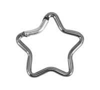 YIGZYCN Moschettone Clip a forma di stella Arrampicata Fibbia in lega di alluminio Heavy Duty Portachiavi Gancio Per Campeggio Pesca Escursionismo Viaggi Bottiglia