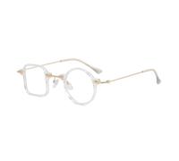 YIGZYCN Occhiali da sole alla moda per esterni, anti-luce blu, per il tempo libero e le vacanze, Cornice trasparente Fl