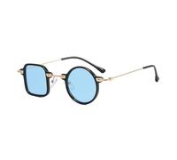YIGZYCN Occhiali da sole alla moda per esterni, anti-luce blu, per il tempo libero e le vacanze, Cornice nera Blue Fil