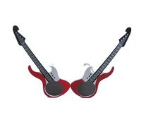 YIGZYCN Occhiali da sole divertenti a forma di chitarra, alla moda, per feste in spiaggia e festival musicali