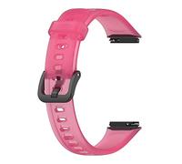 YIGZYCN Per Huawei Band 7, resistente al sudore, per smart, cinturino in silicone traslucido regolabile