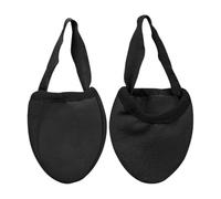 YIGZYCN Pirouette - Scarpe da ballo con mezza suola, per balletto lirico, stile contemporaneo, scarpe da ballo elasticizzate, per ragazze e donne, Nero Stile Regolare, large