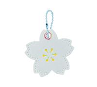 YIGZYCN Portachiavi in pelle flessibile a forma di fiore portachiavi in pelle PU Access Card portachiavi per ragazze donne coperture protettive chiave da viaggio organizzatori chiave