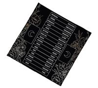 YIGZYCN Premiums Velvets Tarocchi Tovaglia Diverse Dimensioni Mistiche Resistente allo Sbibiamento Lavabile Accessorio Gioco Da Tavolo Colorato Tarocchi Mat con Motivo Mistico