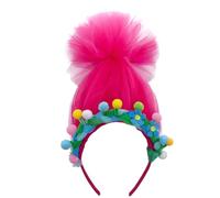 YIGZYCN Principessa Alta Coda di Cavallo Fasce Cosplay Tulle Copricapo Cerchietti Principessa Trucco Lavaggio Viso Fasce per Capelli Festa