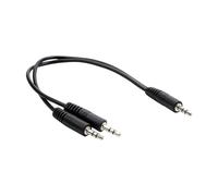 YIGZYCN Splitter per cuffie 2 in 1 da maschio 3,5 mm a 2 maschi splitter per auricolari 2 porte adattatore per cuffie per smartphone