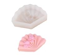 YIGZYCN Stampi in silicone tradizionali cinesi a forma di ventaglio per pasticceria stabile per torte creative e dessert che fanno prodotti da forno in silicone per uso alimentare