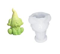 YIGZYCN Stampo in silicone per resina a forma di cuore, stella, gnomi, stampo in silicone Dsiplay per creare intonaco in resina e candele profumate per la casa